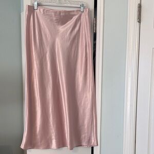 Rachel Zoe Elegant Pink Satin (polyester) Skirt